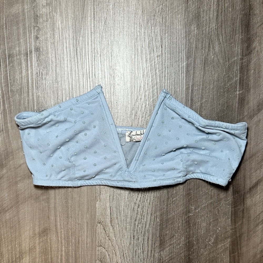 Intimately Free People Sierra Bandeau Polka Dot Bra - XS